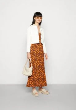 Even&Odd Vestido Largo - Orange/brown, Mujer -Even&Odd Ventas 2024 e7f0a92e05324009863f362cfd2ee875