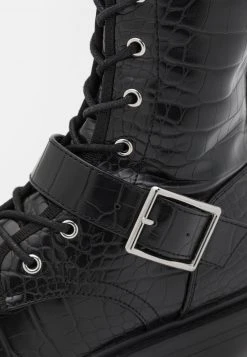 Even&Odd Mujer Botas Con Cordones - Black -Even&Odd Ventas 2024 ec1b770500ca406b932491633b58acd6