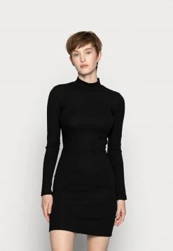 Even&Odd Mujer BASIC - Vestido Ligero - Black