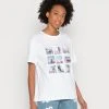 Even&Odd Mujer Camiseta Estampada - White -Even&Odd Ventas 2024 eddec722e7dc4a7eab5d5ff39193ba78