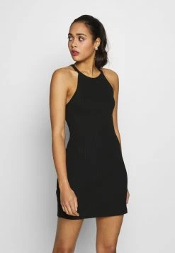 Even&Odd Mujer BODYCON DRESS - Vestido Ligero - Black