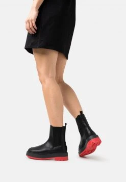 Even&Odd Mujer Botines Con Plataforma - Black