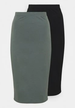 Even&Odd Mujer 2er PACK - Falda De Tubo - Black/green -Even&Odd Ventas 2024 f249a3b2935e425cbf922bf59fd6459b