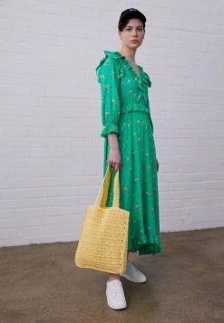 Even&Odd Bolso Shopping - Yellow, Mujer