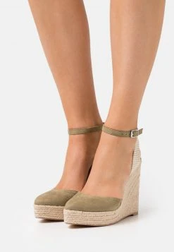 Even&Odd Mujer Sandalias Con Plataforma - Khaki