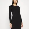 Even&Odd Mujer Knit Mini Wide Rib Basic Dress - Vestido De Tubo - Black -Even&Odd Ventas 2024 f38f587aaa1f4eacb553723f0a79e2c7