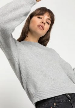 Even&Odd Mujer POINTELLE CREW NECK JUMPER - Jersey De Punto - Mottled Light Grey -Even&Odd Ventas 2024 f5c89ae76c1d4c40b0de82ba0e453646