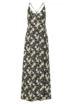 Even&Odd Mujer Vestido Largo - Black/yellow -Even&Odd Ventas 2024 f6dd76534f0140179d09616c5a20d4e4