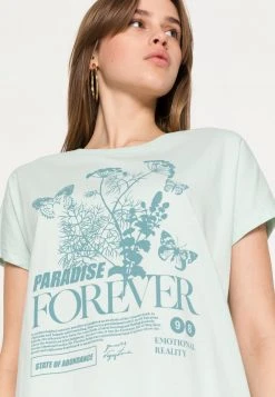 Even&Odd Camiseta Estampada - Light Green, Mujer -Even&Odd Ventas 2024 f7ac9355c8c3442092830ca42d142b83