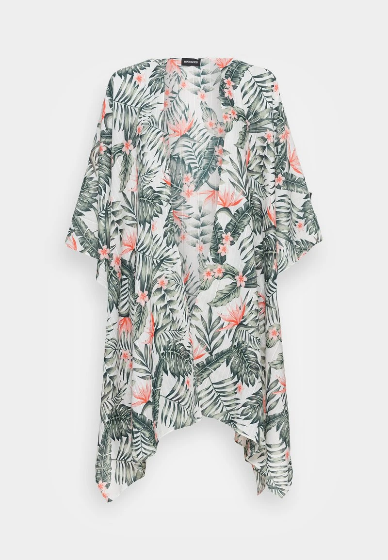 Even&Odd Mujer Chaqueta Fina - White/green/pink 6 Even&Odd Mujer Chaqueta Fina - White/green/pink - Imagen 4