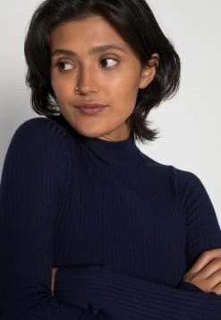 Even&Odd Mujer Jersey De Punto - Dark Blue -Even&Odd Ventas 2024 fa97288cf4c24cca9f89ec4e9272c020