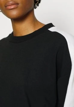 Even&Odd Mujer OVERSIZED SWEATSHIRT WITH STRIPE - Sudadera - Black -Even&Odd Ventas 2024 facf870c8f5f4975bc8138bf94aec4bb