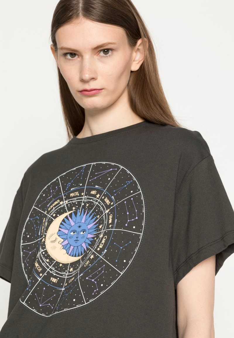 Even&Odd Mujer Camiseta Estampada - Anthracite 7 Even&Odd Mujer Camiseta Estampada - Anthracite - Imagen 5