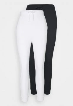 Even&Odd Mujer 2er PACK - Slim Fit Joggers - Pantalones Deportivos - Black/ White