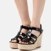 Even&Odd Mujer Sandalias Con Plataforma - Black -Even&Odd Ventas 2024 fe293ed83f3c40d2be0e79d39544e6f4