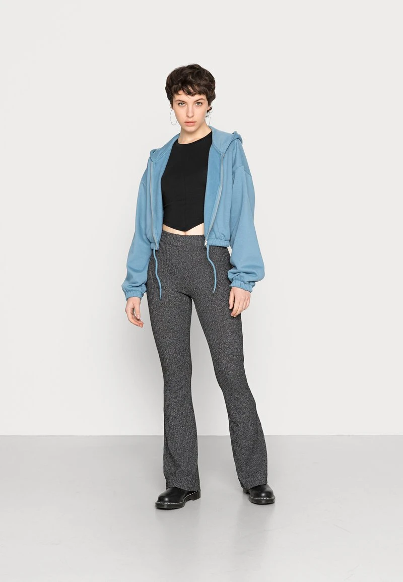 Even&Odd Mujer CROPPED LONG SLEEVE WITH POINTY HEM - Camiseta De Manga Larga - Black 4 Even&Odd Mujer CROPPED LONG SLEEVE WITH POINTY HEM - Camiseta De Manga Larga - Black - Imagen 2