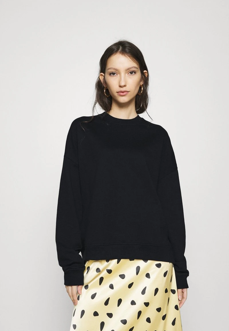 Even&Odd Mujer BASIC OVERSIZE SWEATSHIRT - Sudadera - Black 3 Even&Odd Mujer BASIC OVERSIZE SWEATSHIRT - Sudadera - Black